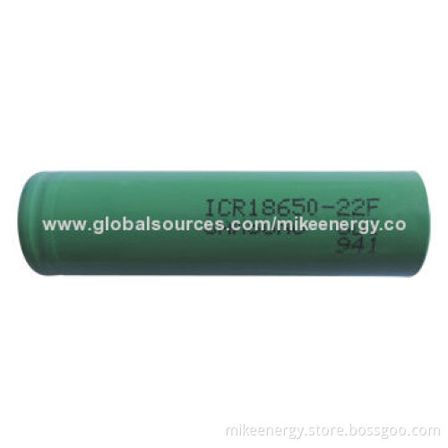 Lithium-ion Battery Cell with Samsung ICR18650 Cells, 3.7V Voltage, 2.2Ah Capacity